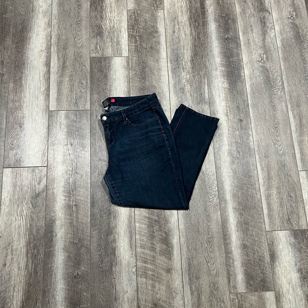 Torrid Dark Wash Cropped Jeans
